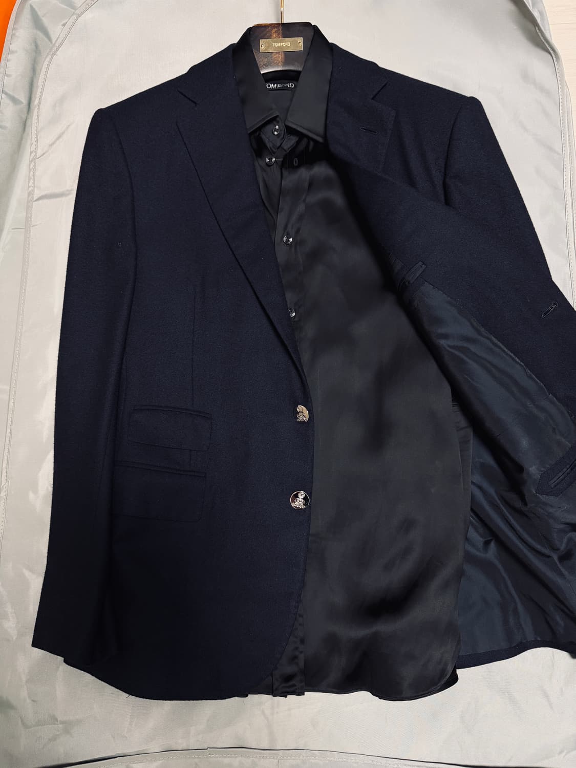 (명작,강추👍)랄프로렌 퍼플라벨 핸드메이드 캐시미어 자켓 블레이져 코트 상품이미지3