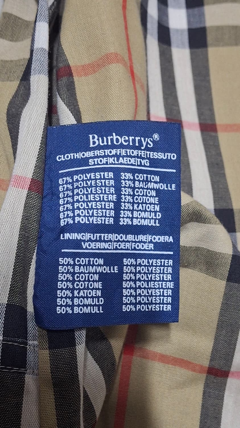 Burberrys 버버리 코트 노바체크 빈티지 트렌치코트 UK 영국 상품이미지5
