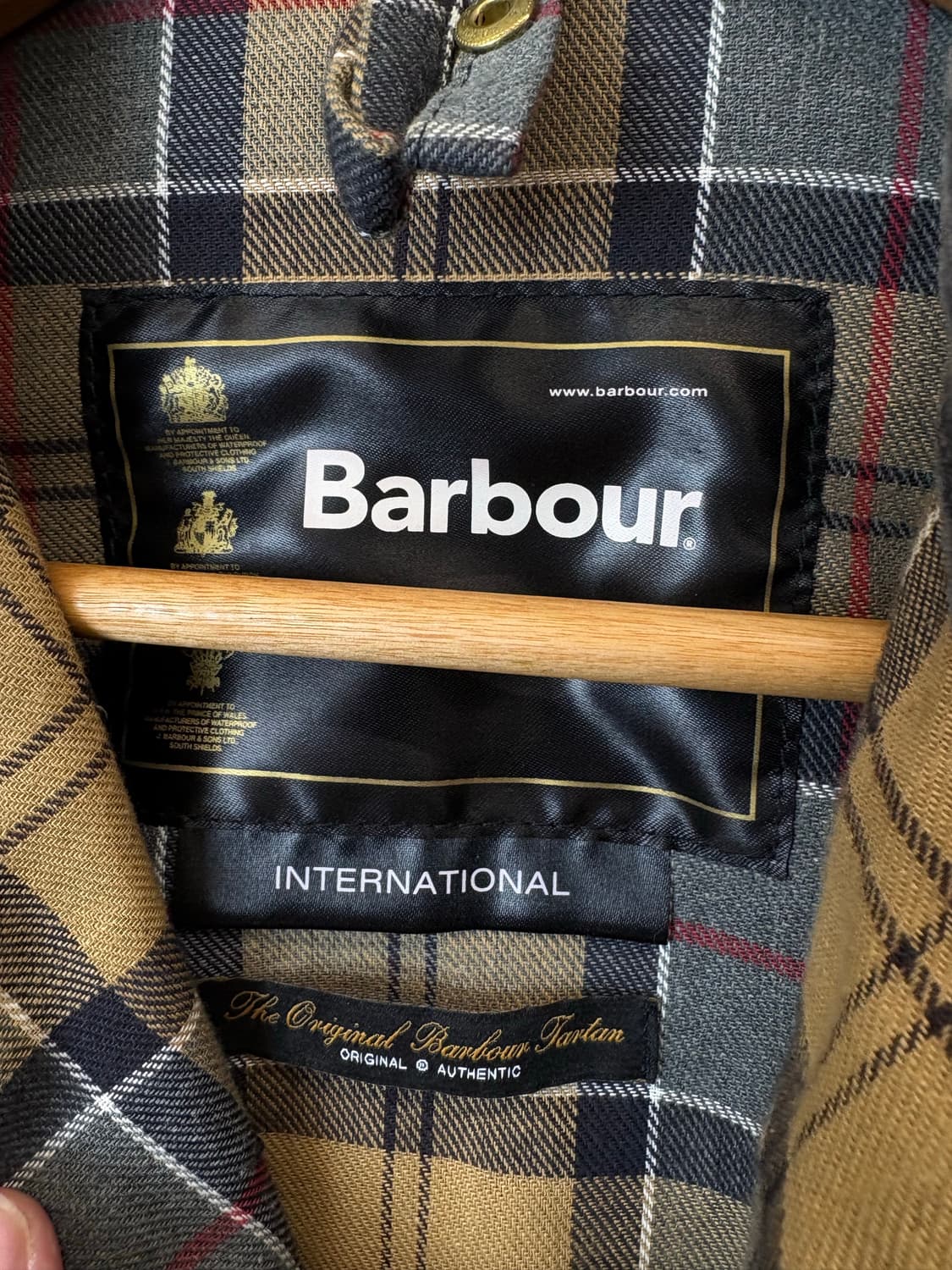 바버 인터네셔널 A7 왁스 자켓 상품이미지8