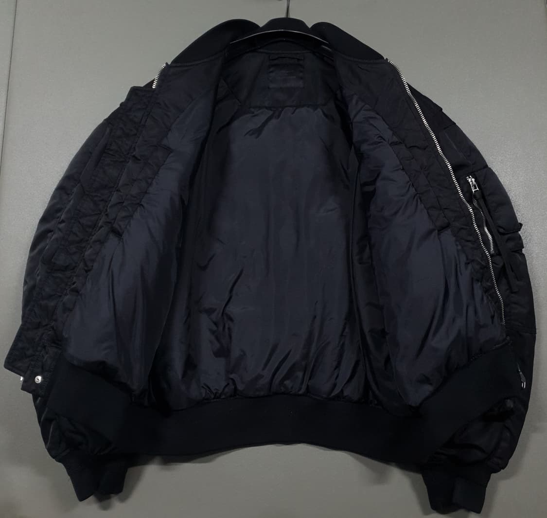무신사 스탠다드 22FW 유아인 유틸리티 MA-1 보머 자켓 블랙 XL 상품이미지9
