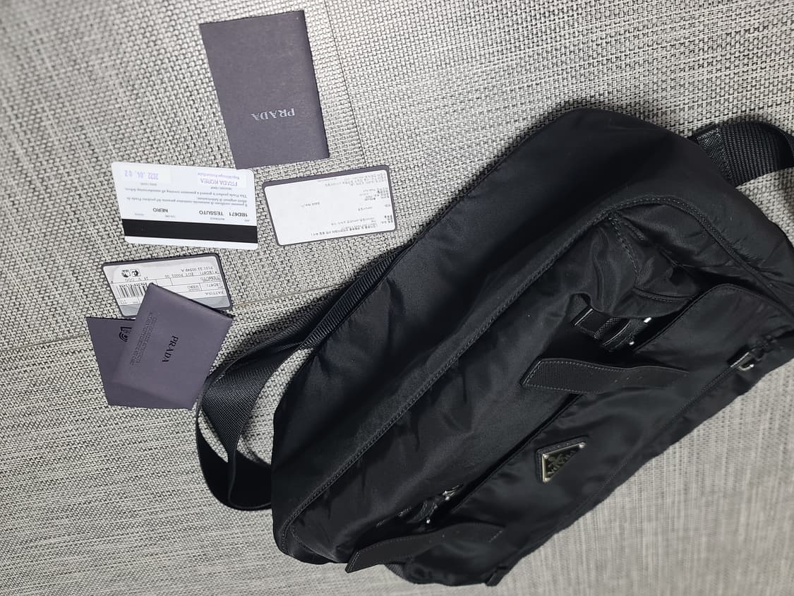 프라다 사피아노 숄더 크로스백 1bd671 메신저백 미디움 상품이미지4