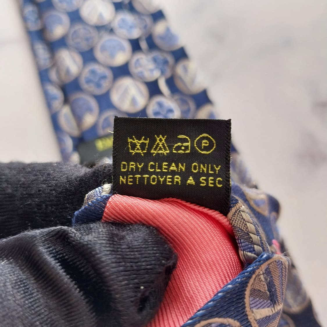 에밀리오 푸치 실크 자카드 넥타이 8.6cm S~A+등급 K1359
 상품이미지10