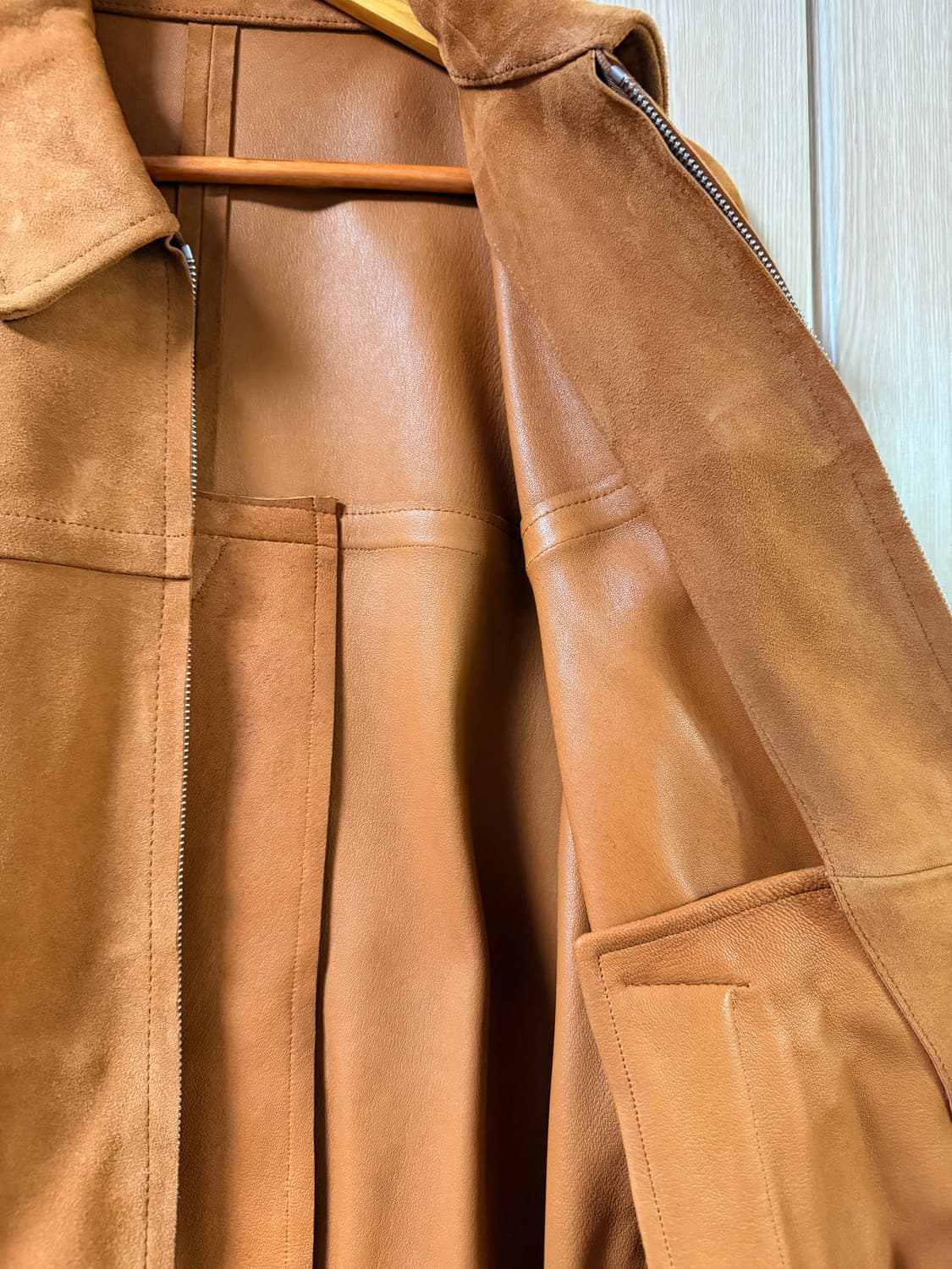 [AURALEE] 25SS LAMB LAETHER JACKET 상품이미지4