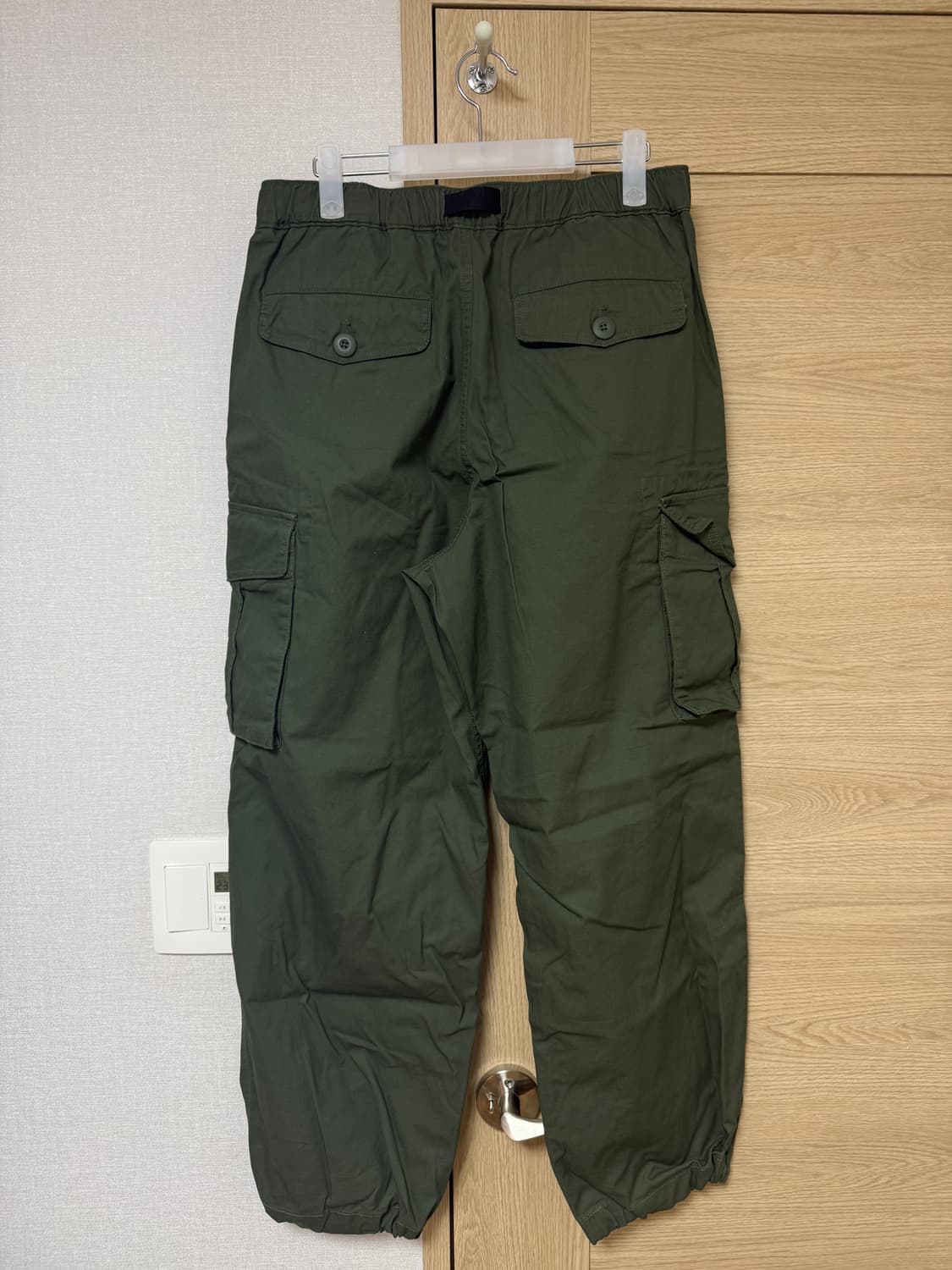 무신사스탠다드 시티 레저 와이드 벨티드 카고 팬츠 [카키] 상품이미지2