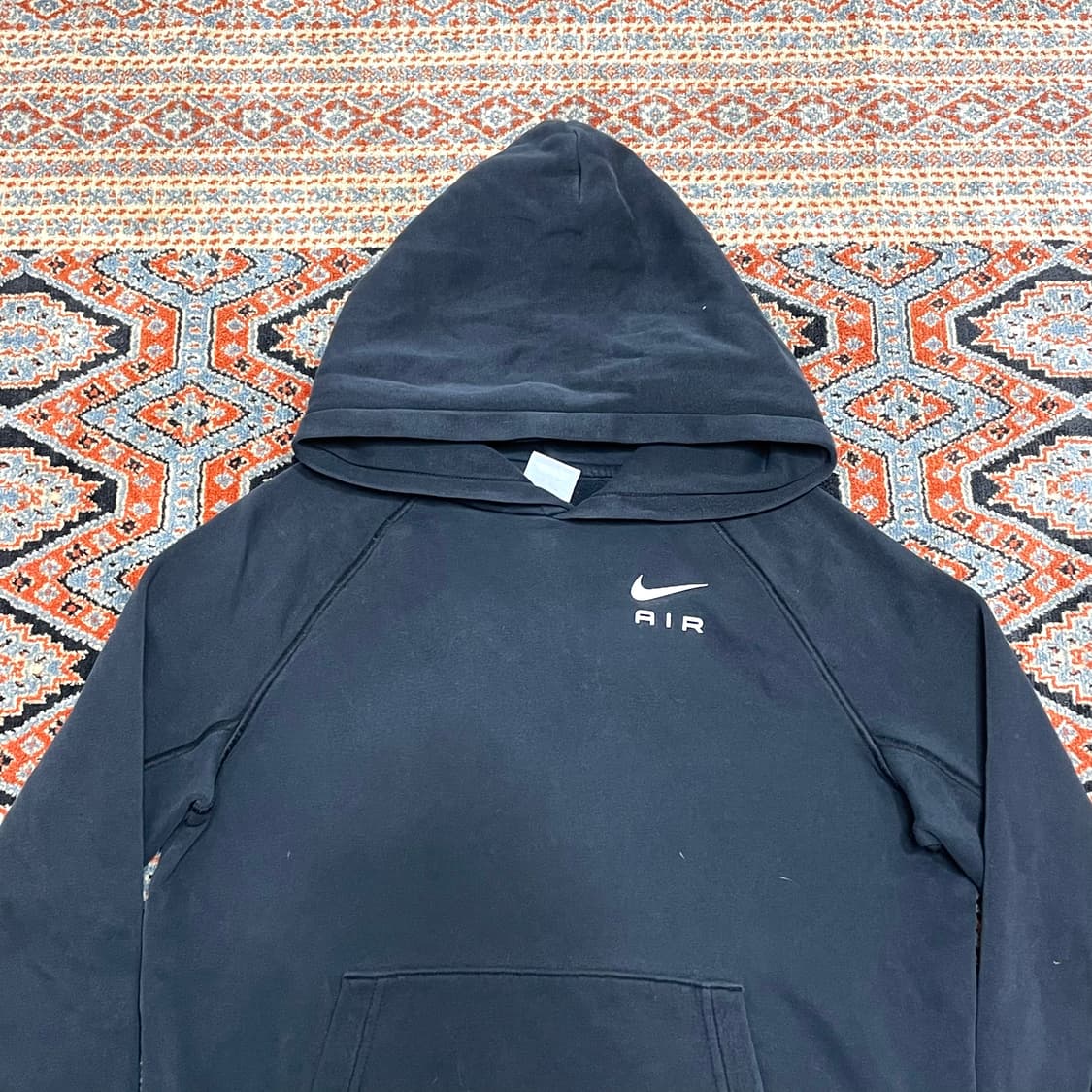 나이키 에어 블랙 기모 후드티셔츠 여성L  상품이미지2