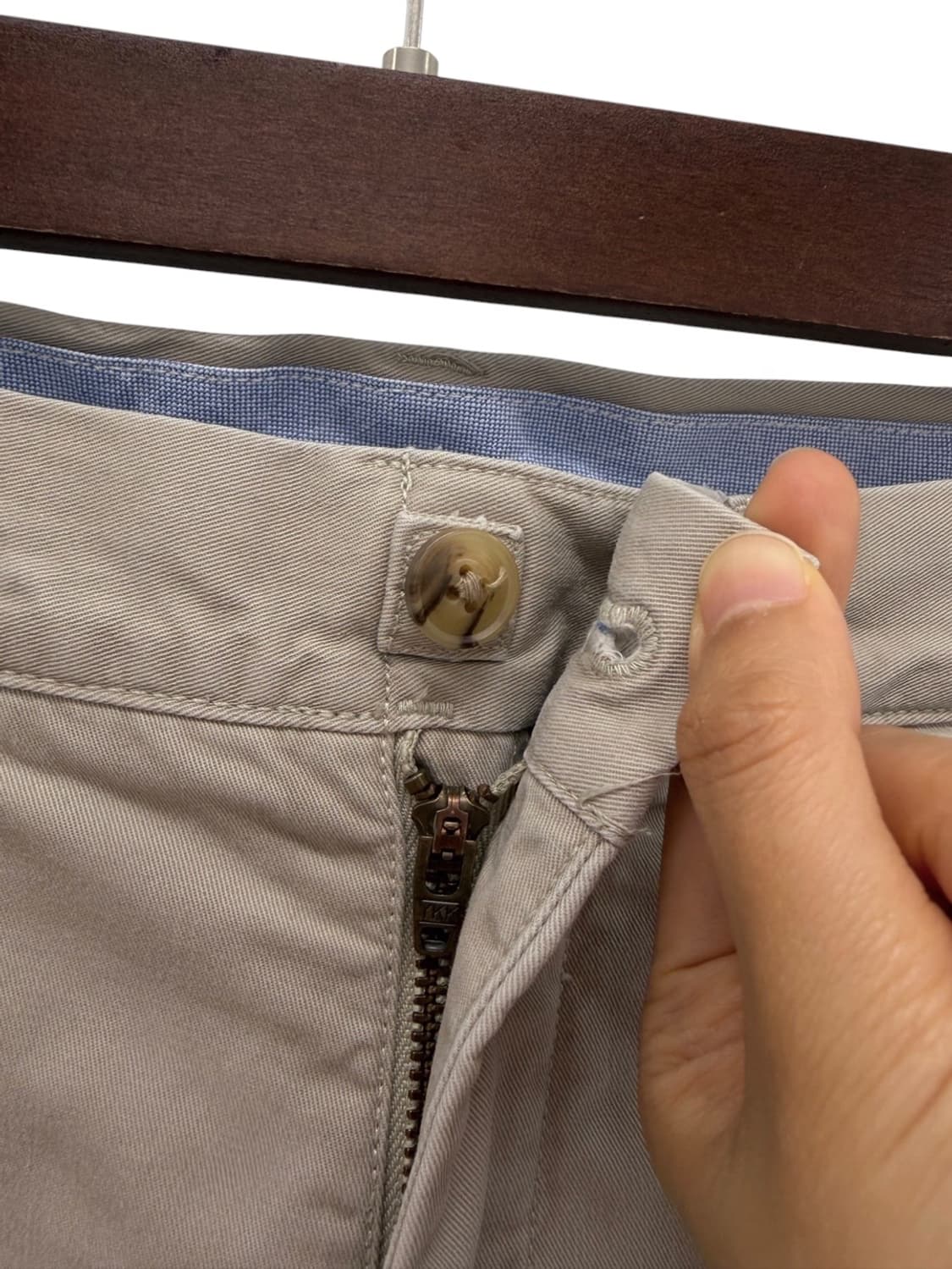 폴로 일자핏 치노팬츠 면바지 베이지 (32) 상품이미지3