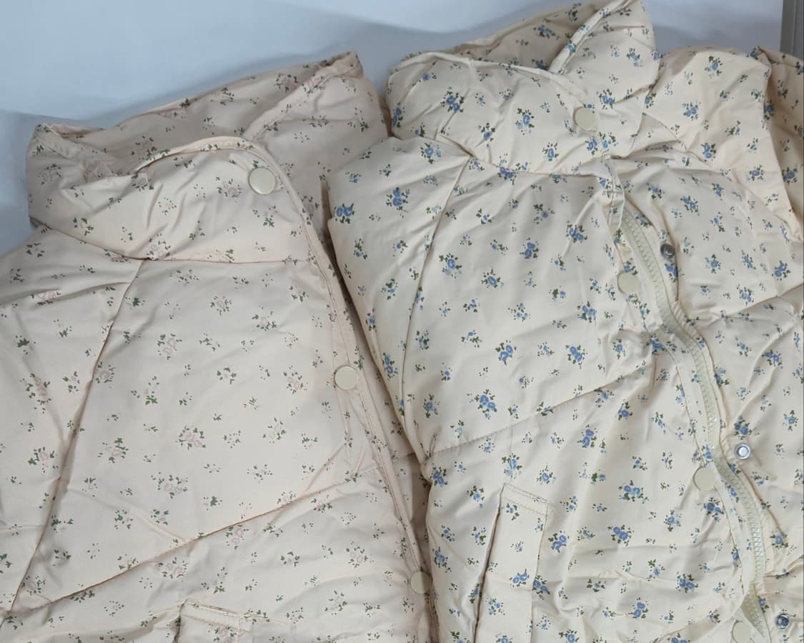 잔꽃패딩 왕따뜻 상품이미지5