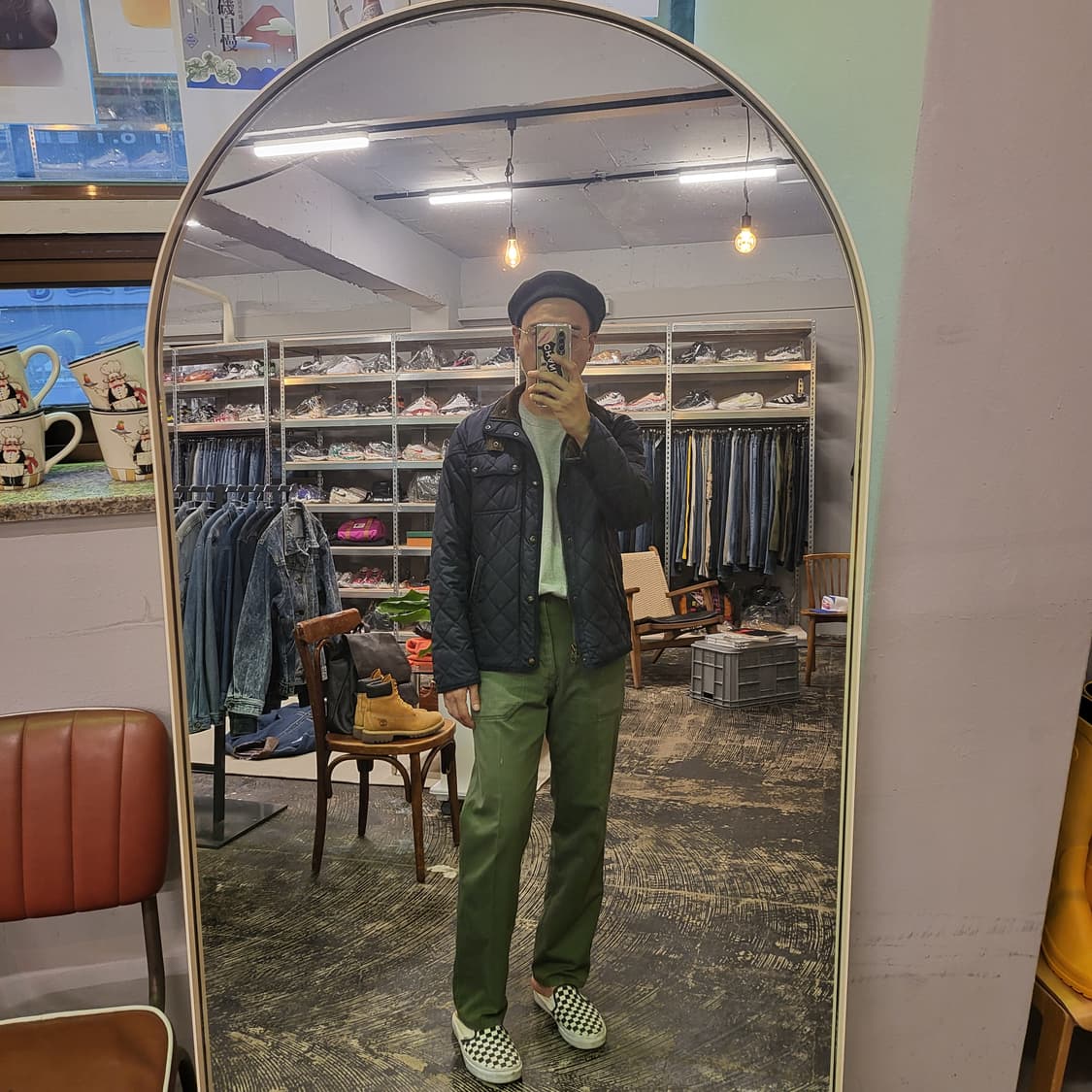 폴로 랄프로렌 포켓 퀼티드 자켓 (M) 상품이미지2