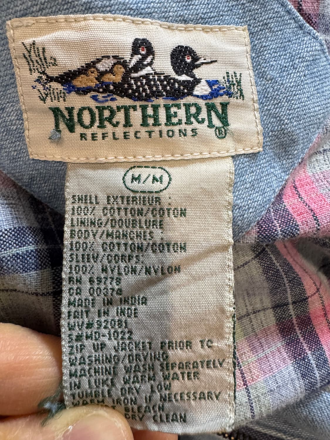 빈티지 NORTHERN REFLECTIONS 데님 자켓 상품이미지5