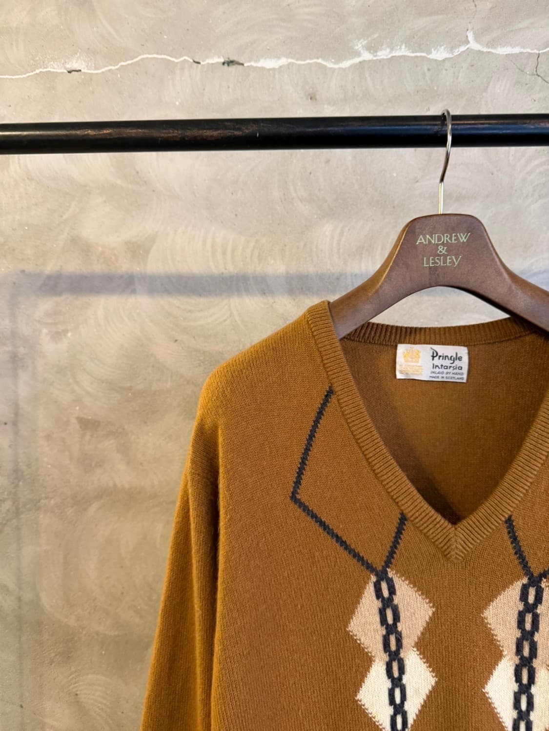 프링글 인따르시아 스코티쉬 니트 55~66 상품이미지2