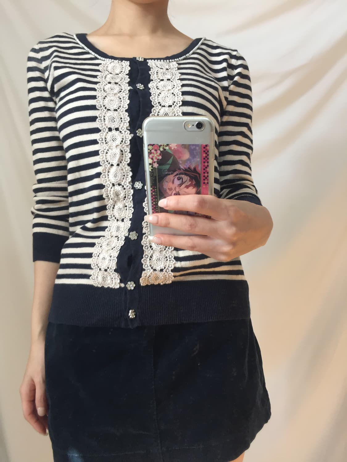 꽃단추 가디건 상품이미지9