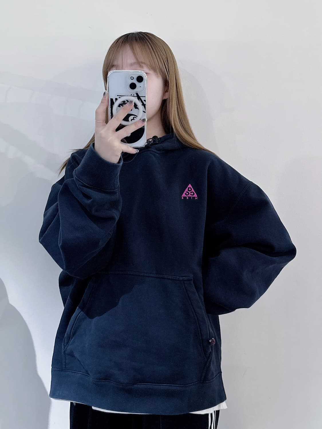 나이키 acg 블랙 후드 상품이미지2