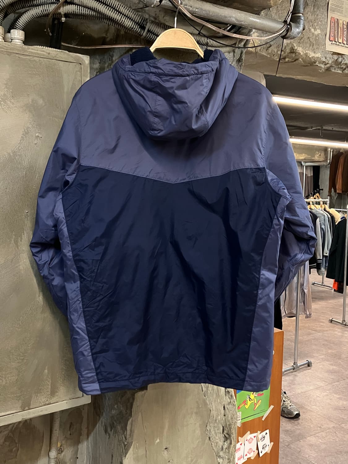 컬럼비아 기모 바람막이 네이비 M  #csz2709 상품이미지2