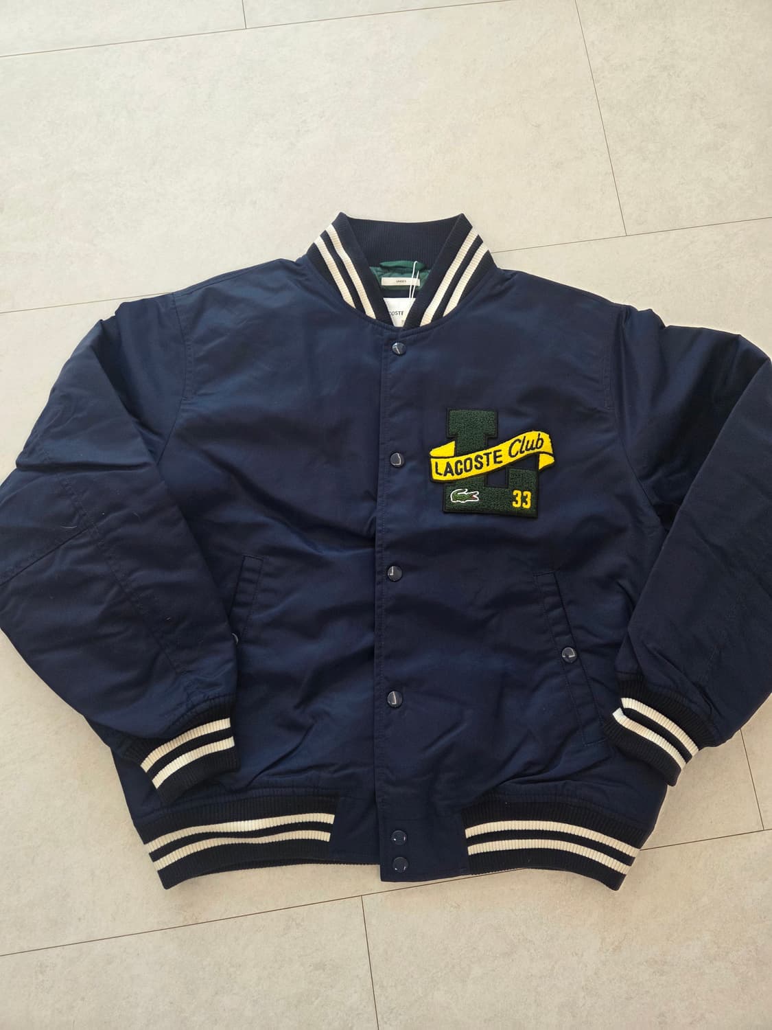 [새상품] 라코스테 블루종 바시티 자켓 80% 할인 상품이미지2