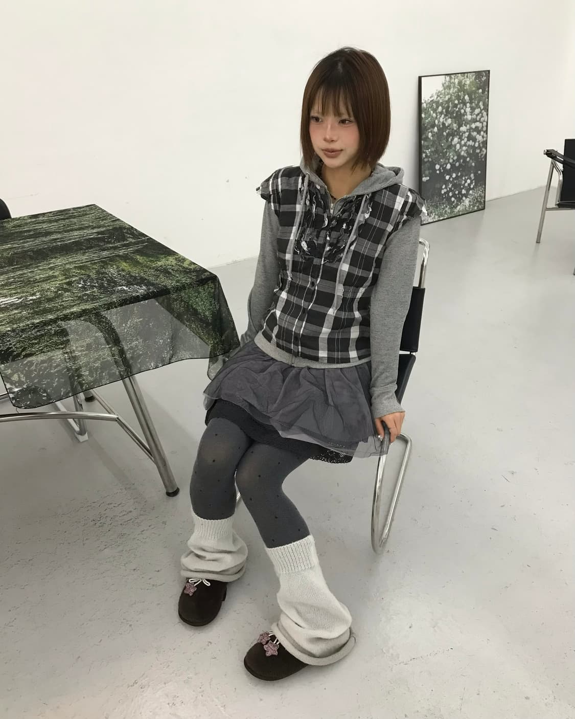 No. 그레이 너드 모리 Set 🩶 상품이미지2