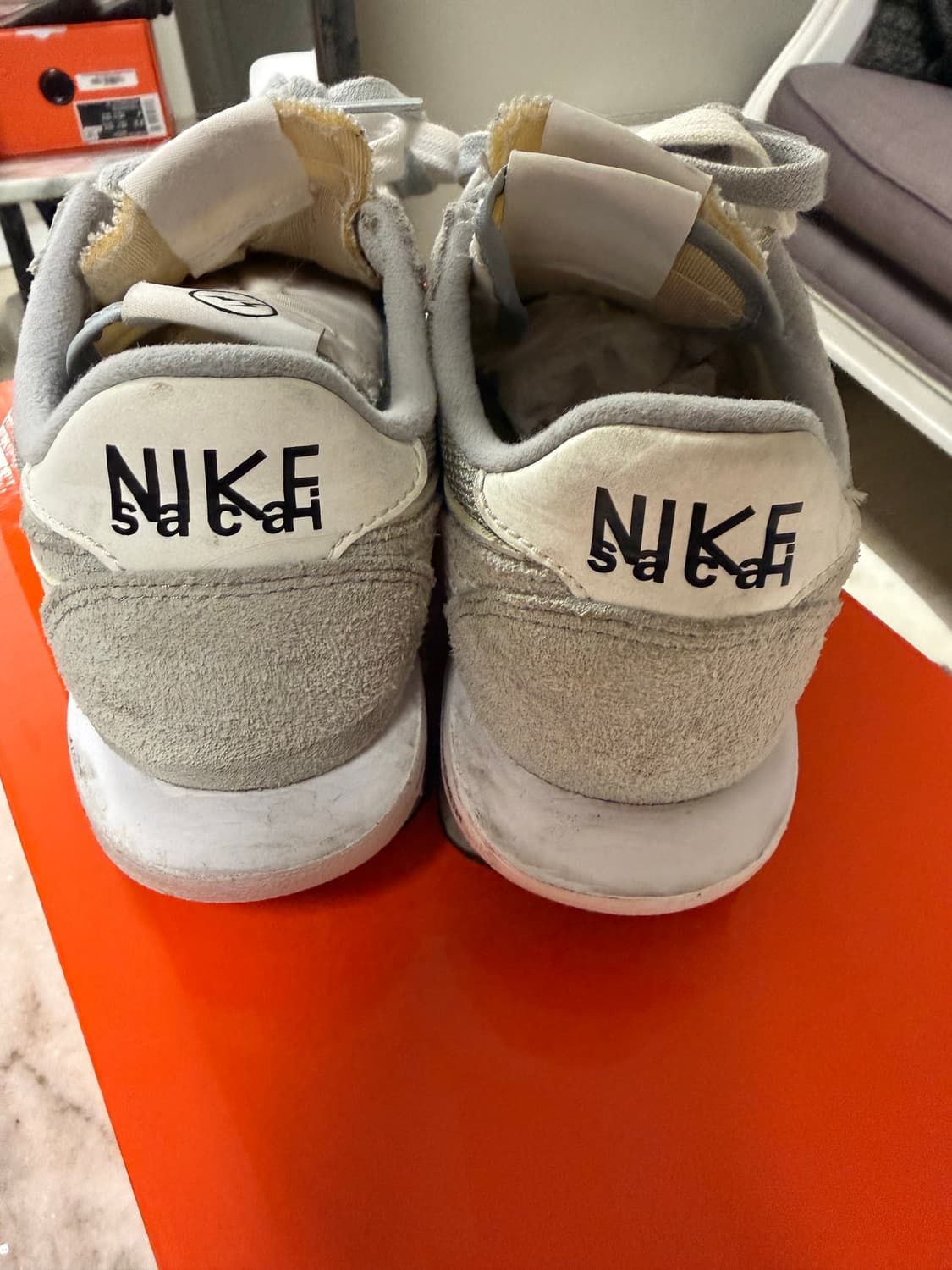 나이키 x 사카이 x 프라그먼트 LD와플 라이트 스모크 그레이 상품이미지3