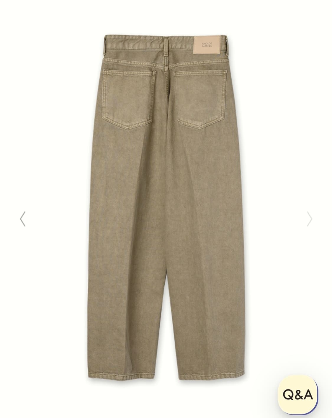 파사드패턴 클래식 데님팬츠 상품이미지5