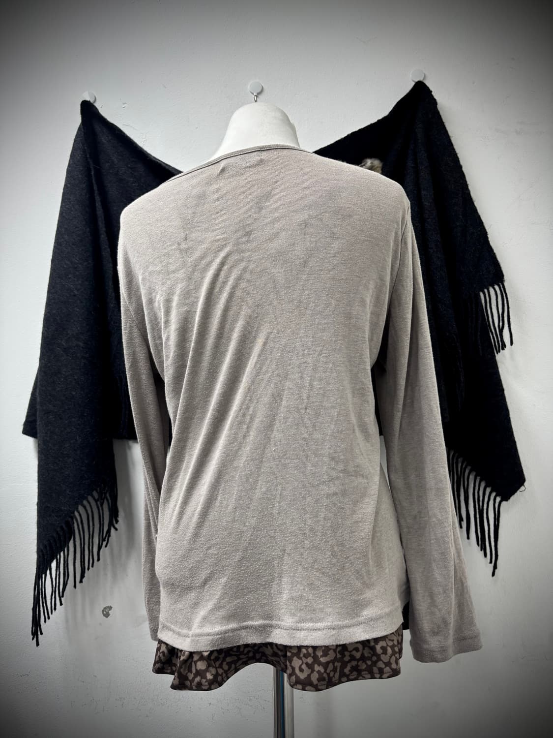 “Vintage”Brown Leopard Layered Sleeve 상품이미지4