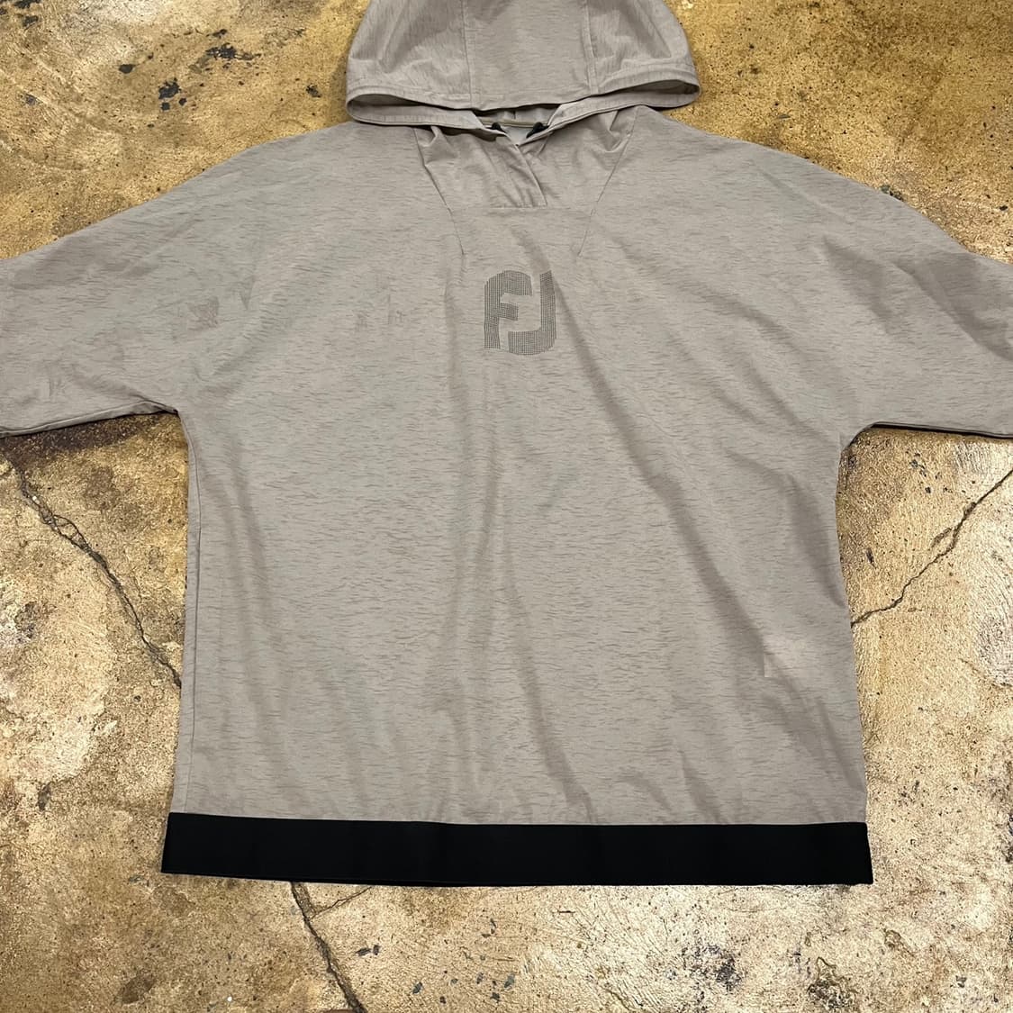 [정품/L,100] FJ 풋조이 골프 후드티 그레이 b14 상품이미지3