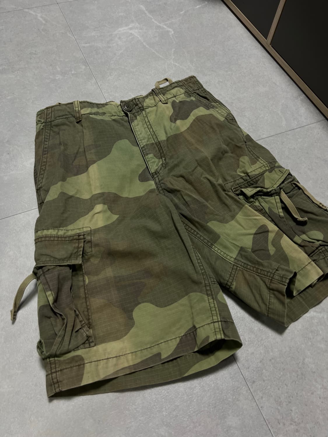 [M] 00s 갭키즈 카모 카고 반바지 상품이미지2