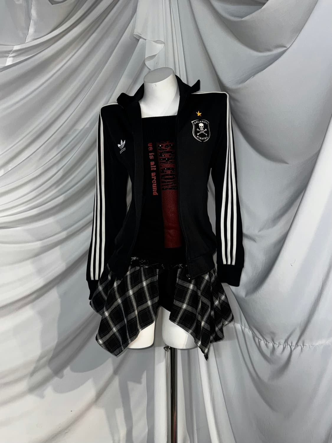 아디다스 해골 데일리펑크 코디세트  상품이미지9