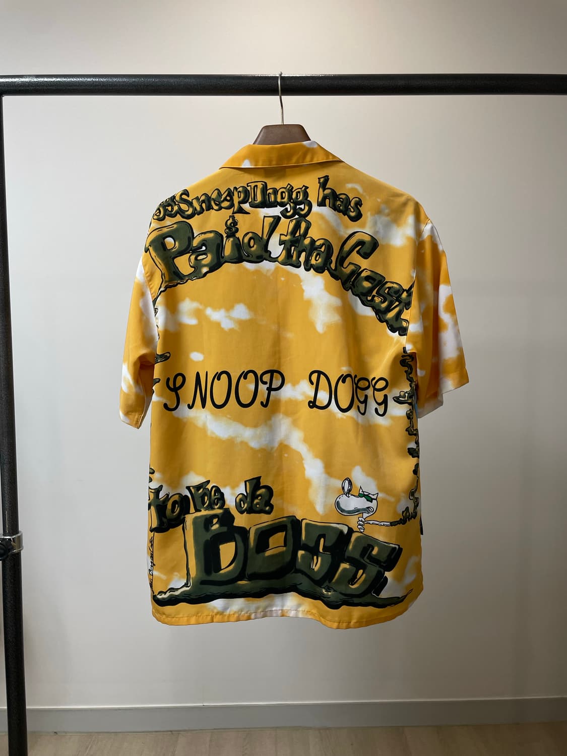 (L) 90s Snoop Dogg 스눕독 풀프린트 셔츠 상품이미지3