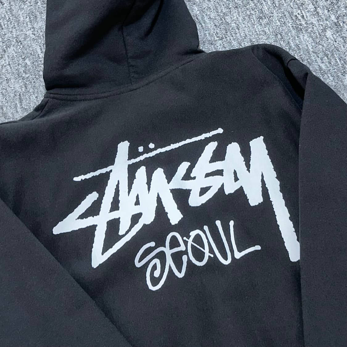 스투시 stussy 서울 seoul 후드집업 블랙 M 상품이미지8