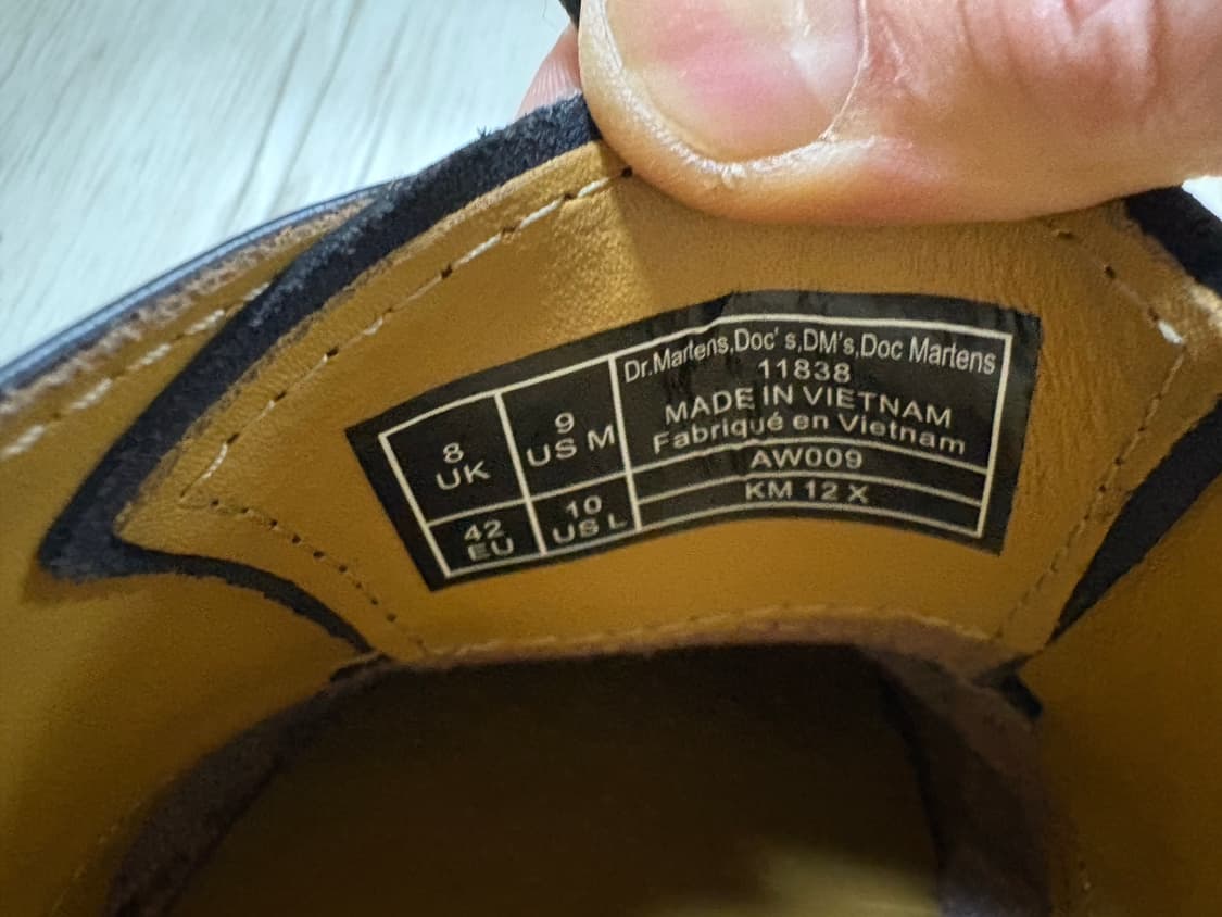 닥터마틴 1461 3홀 스무스 270 상품이미지7