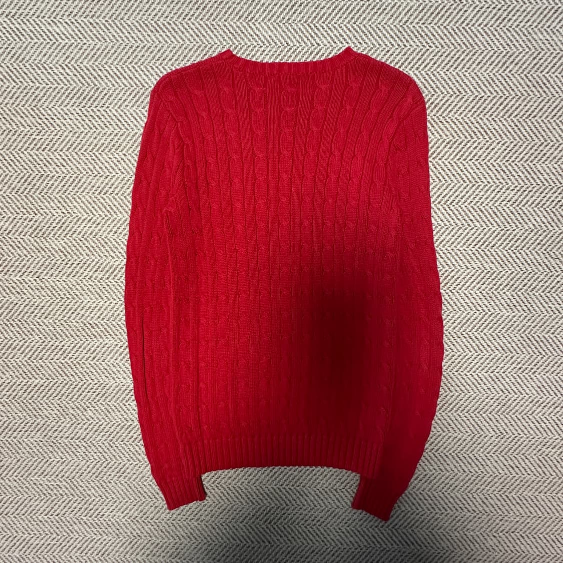 POLO RALPH LAUREN woman cable knit red 상품이미지2
