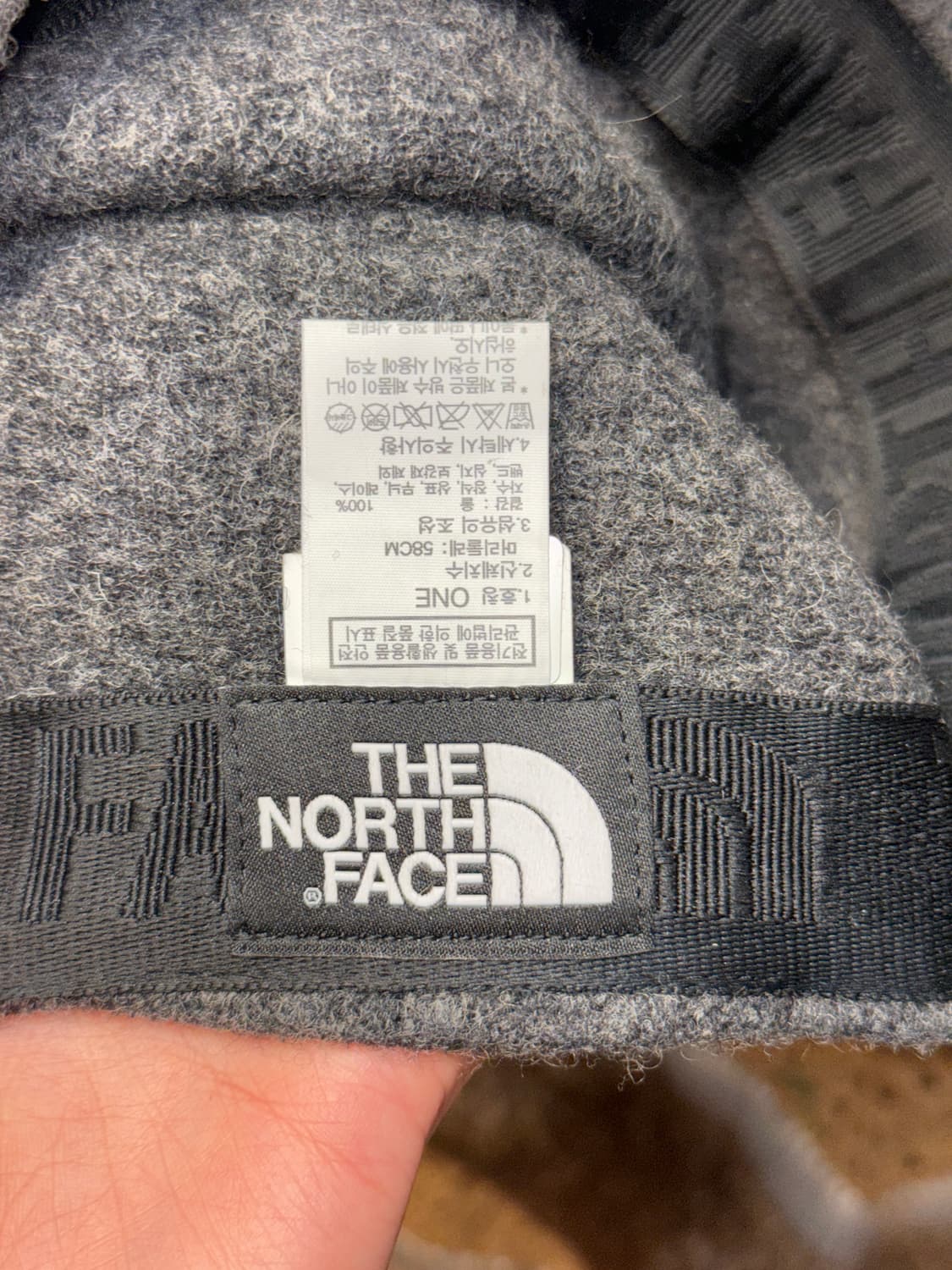 The north face charcoal wool ball cap 상품이미지5