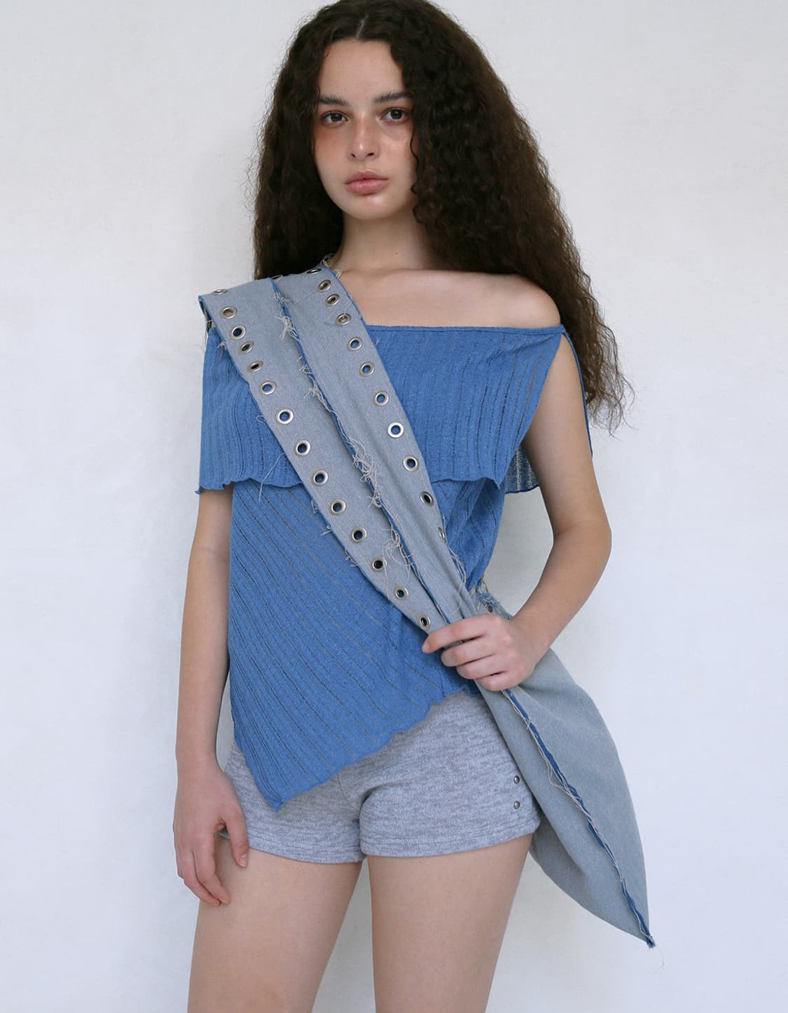 폴리수엠 Big Crossbodybag Denim blue 상품이미지5
