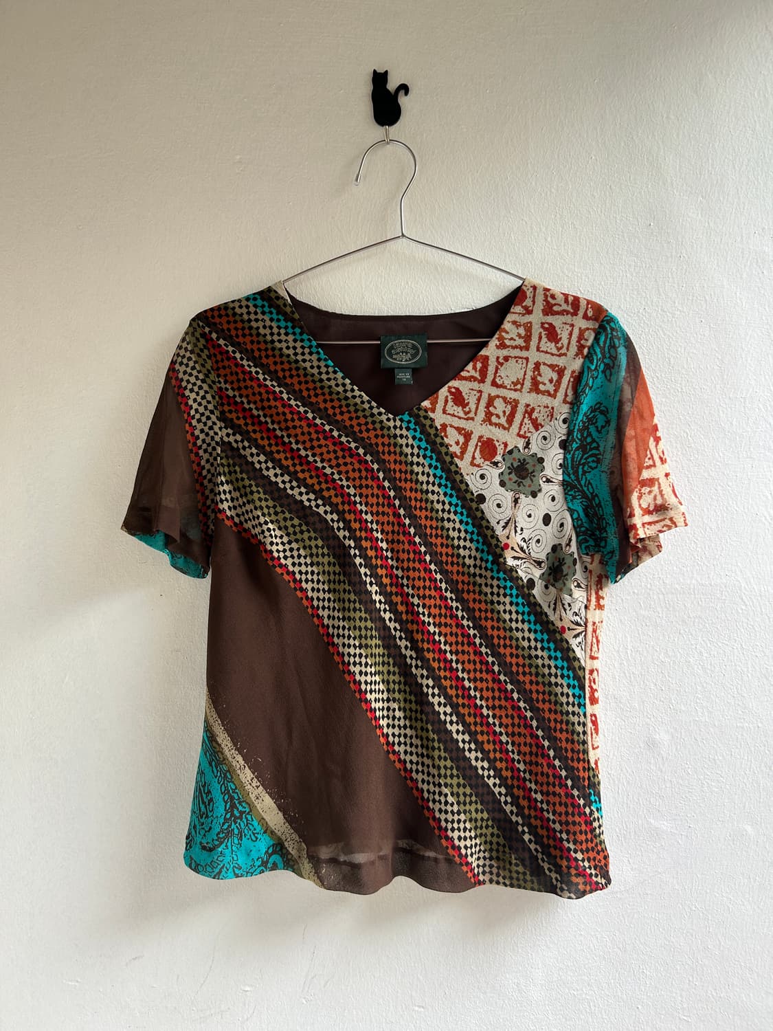 패턴 티셔츠  상품이미지1