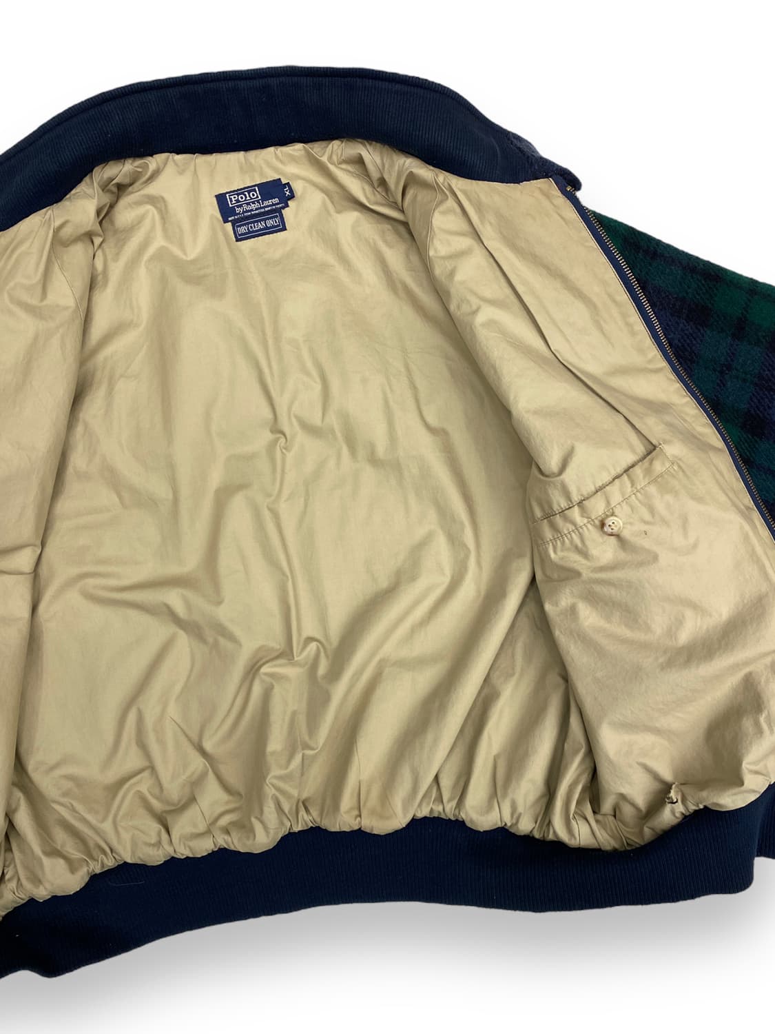 (110) 80s 폴로 블랙와치 울 헤링턴 자켓 상품이미지6