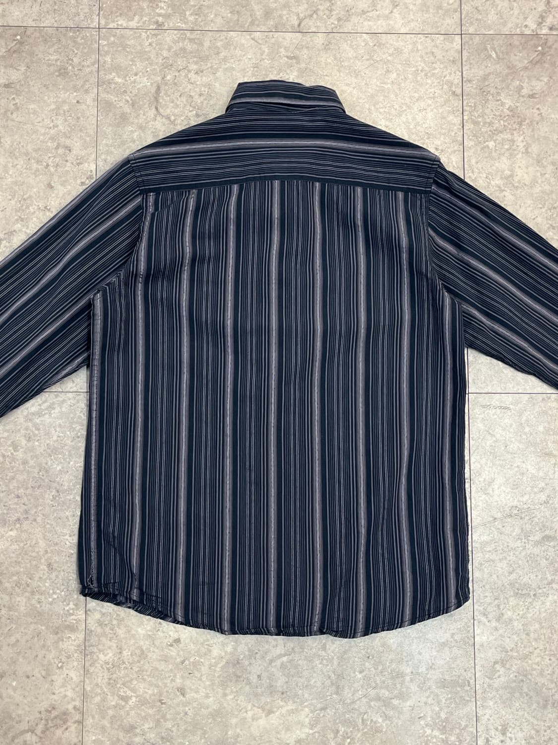 캘빈 클라인 스트라이프 셔츠 블랙 키즈14 #csz2449 상품이미지7