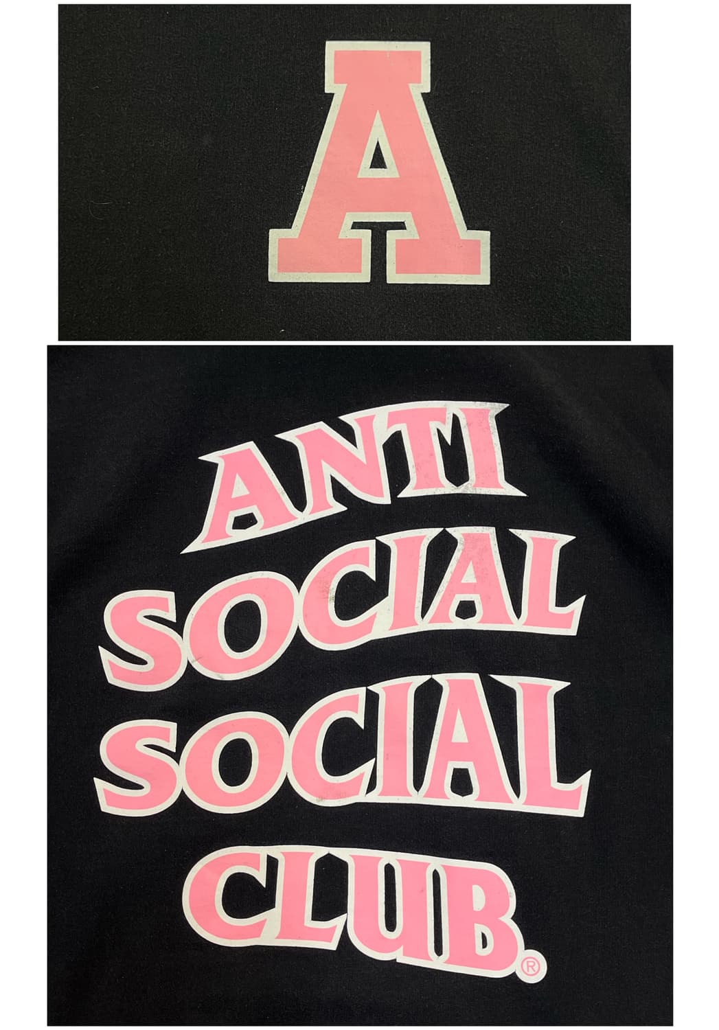 안티 소셜 소셜 클럽 기모 후드티 블랙 M #csz3058  상품이미지10