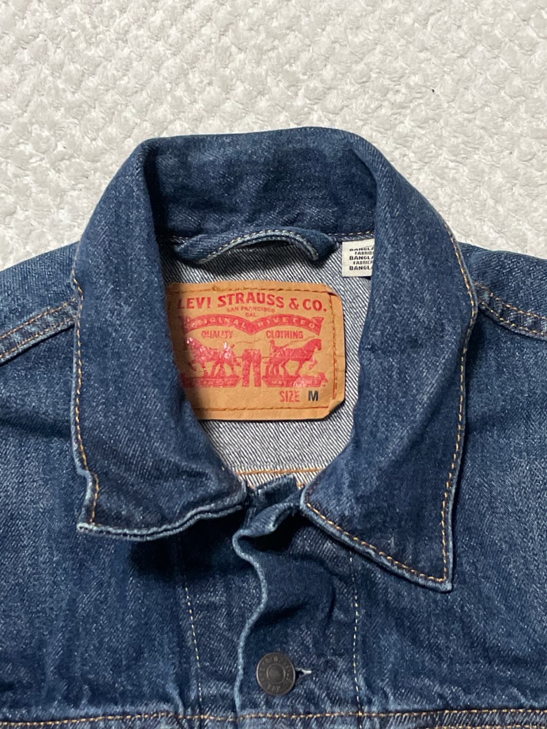 리바이스 72334 타입3 데님 트러커 청자켓(클리닝O) 상품이미지4