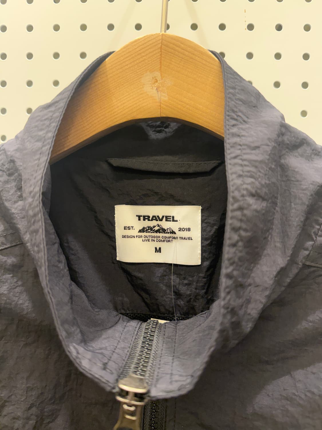 트래블 블랙 나일론 자켓 U177 상품이미지4