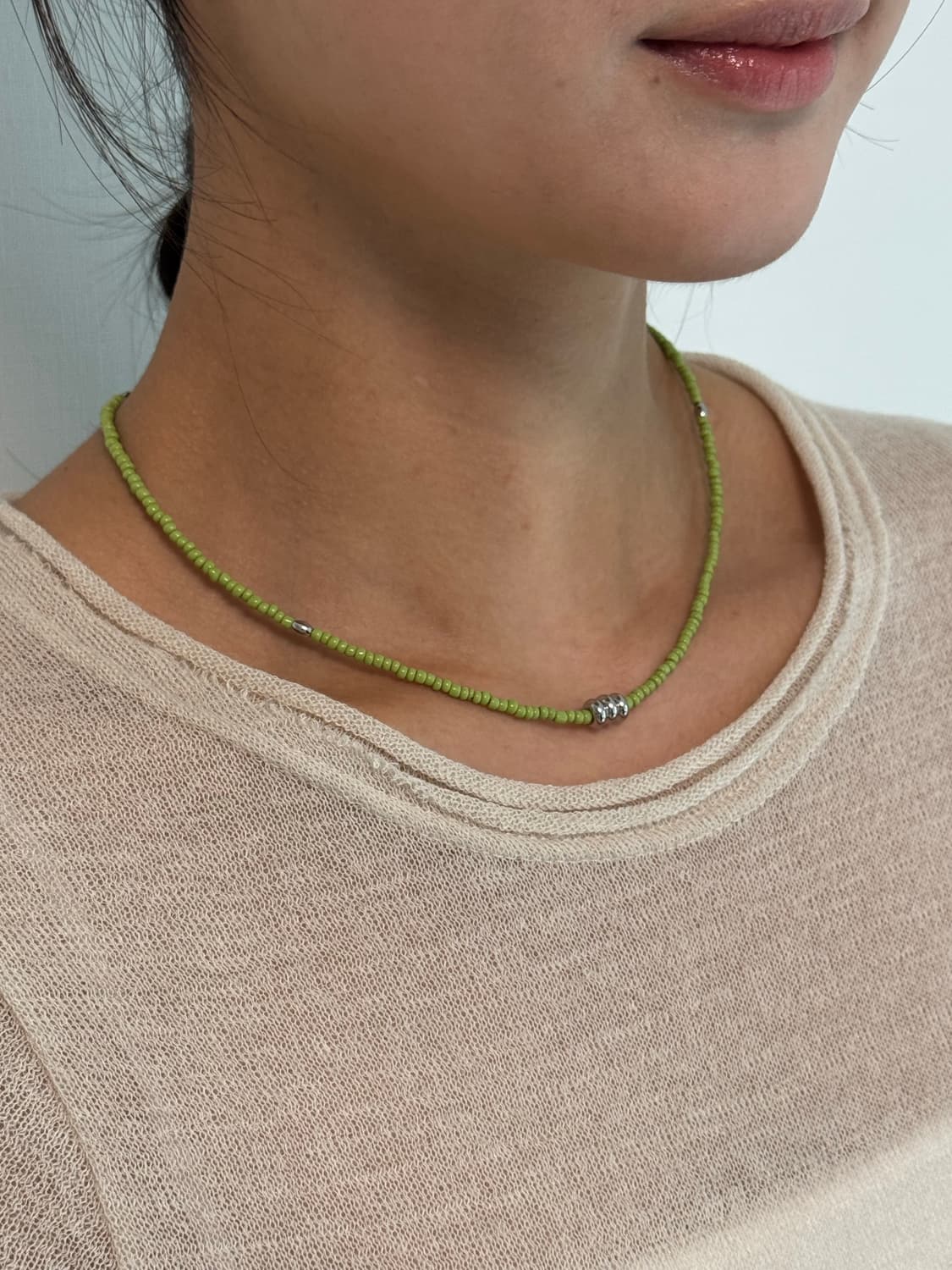 Matcha Latte Necklace 상품이미지2