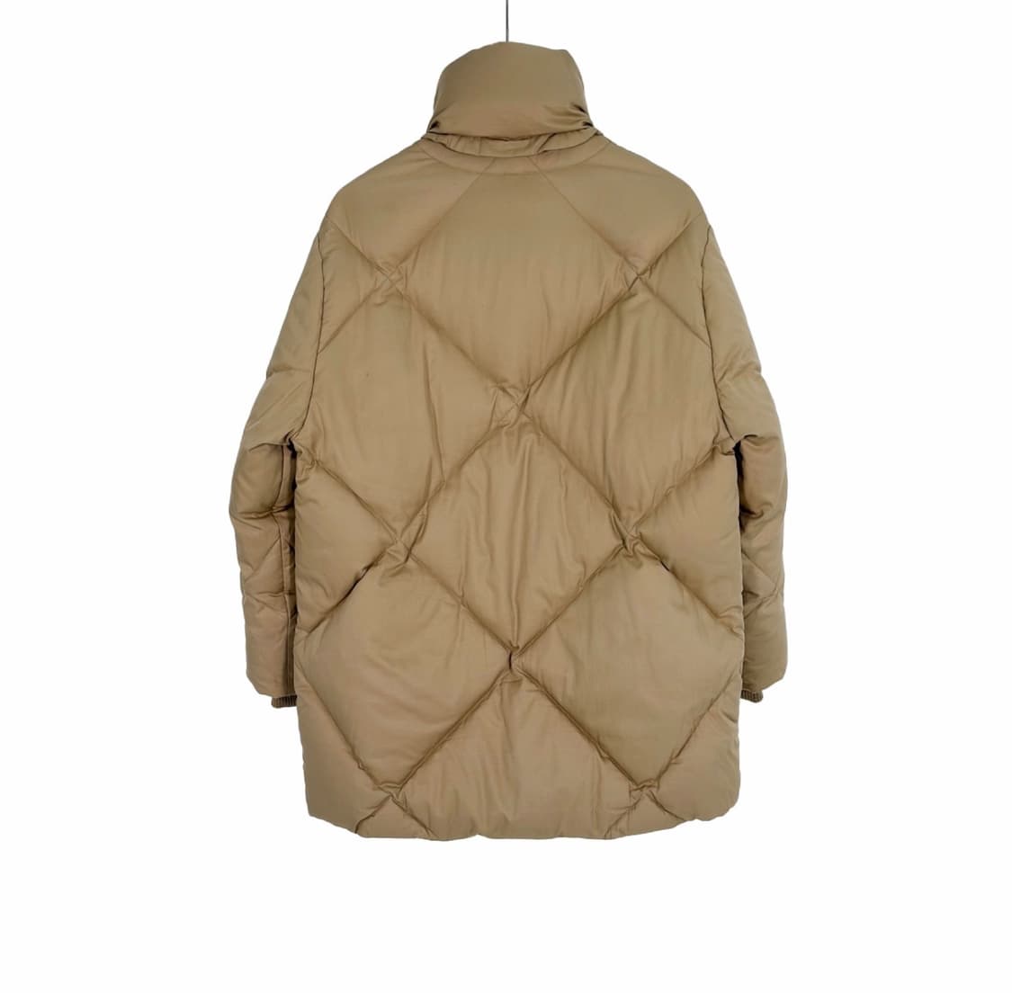 [S] 버버리 여성 퀄팅 덕다운 개버딘 코트 롱 패딩 자켓 베이지 상품이미지2