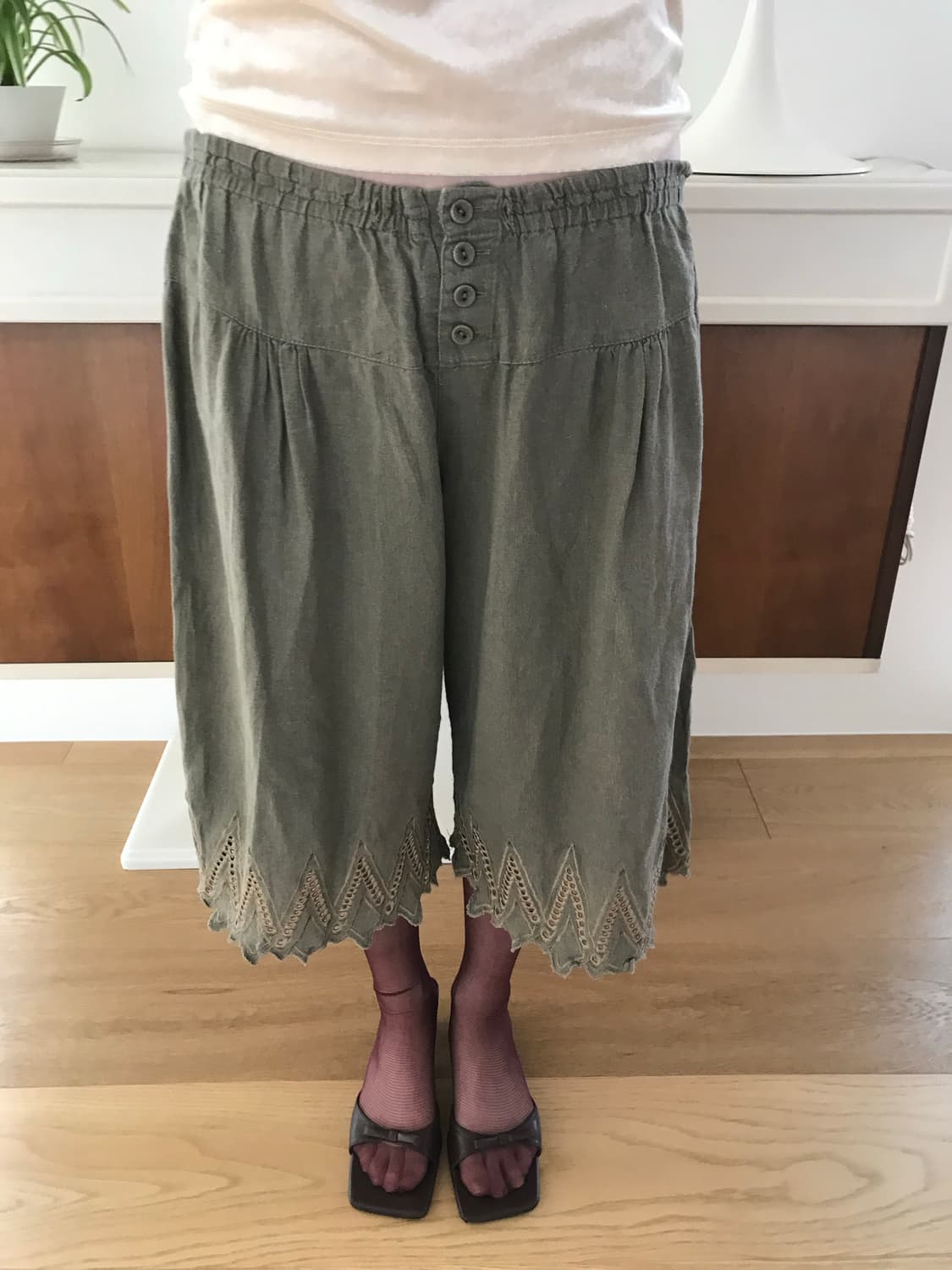 vintage lace button pants 상품이미지8