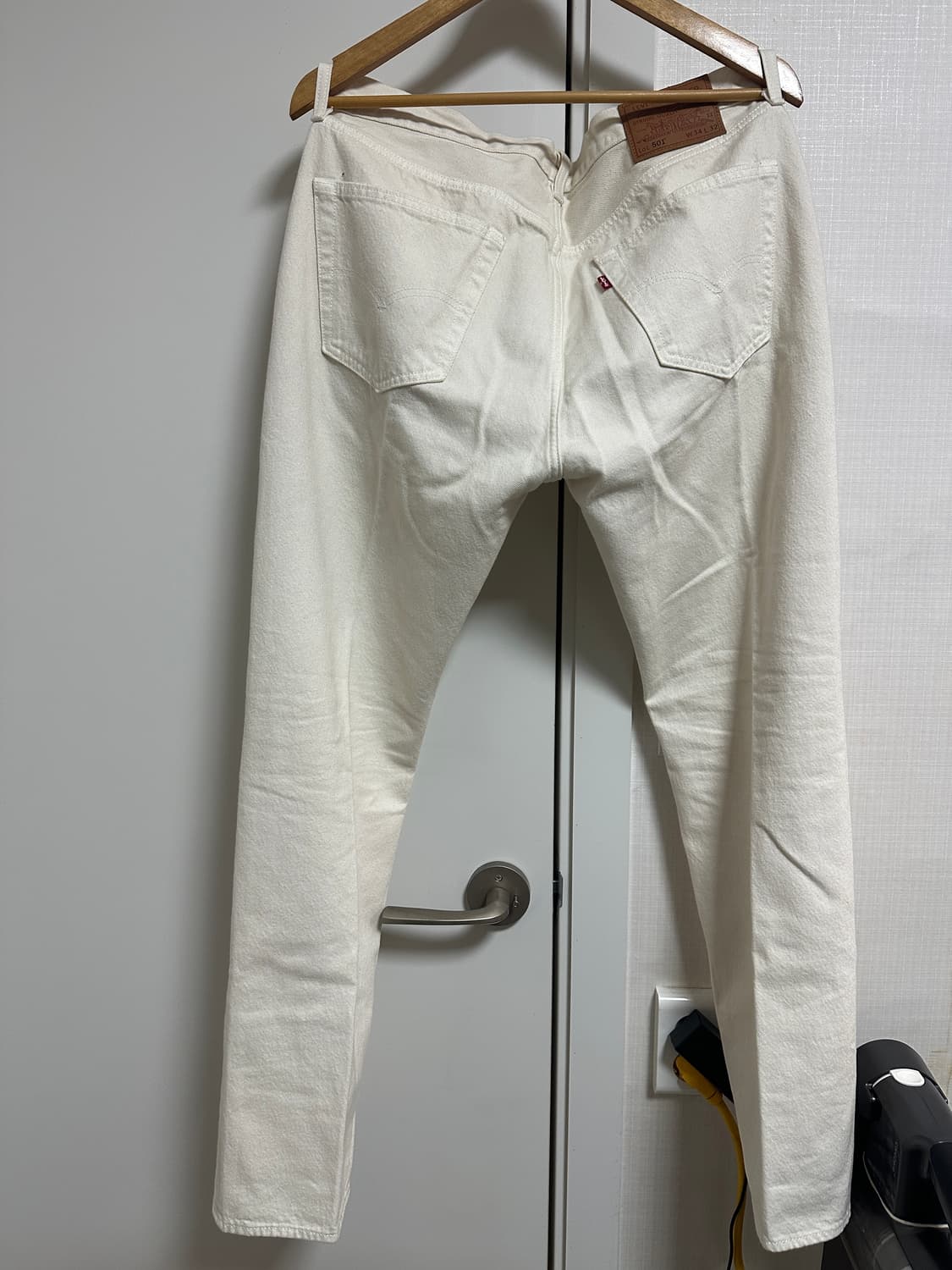 리바이스 501 크림진 W34 L32 상품이미지2