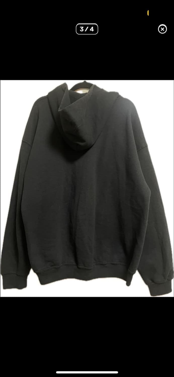 90s-00s 러셀 후드집업 블랙 상품이미지3