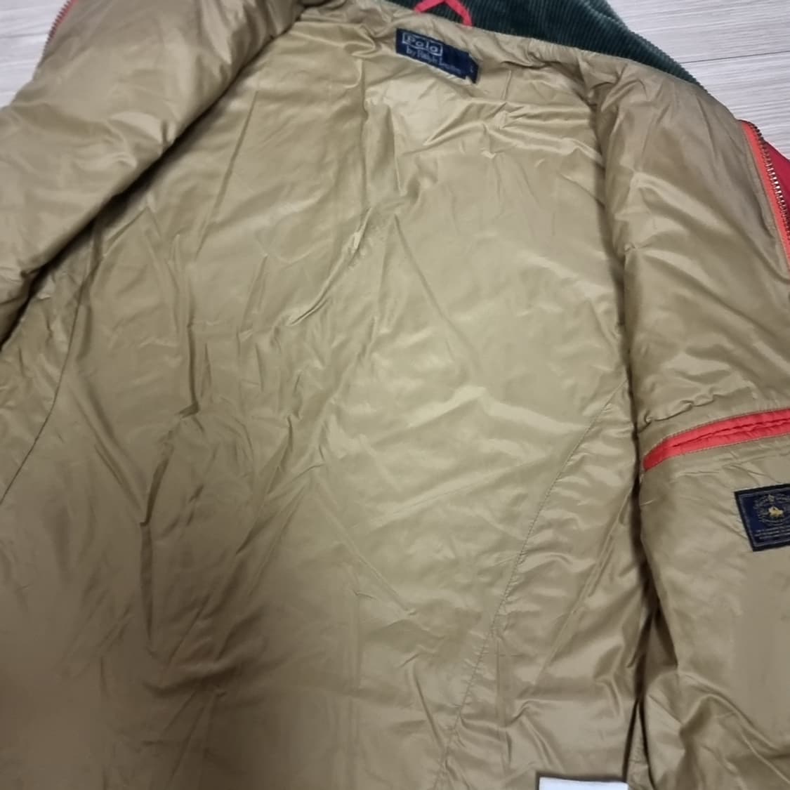 폴로 랄프로렌 80s 퀼팅 조끼 레드(L) 상품이미지6