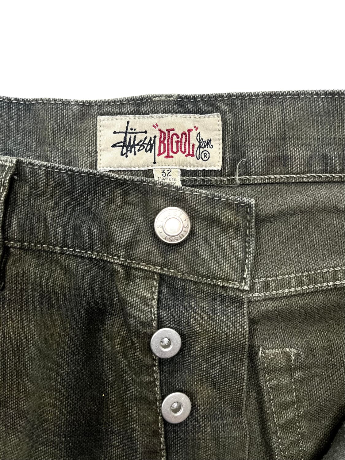 스투시 캔버스 플레이드 빅 올 쇼츠 상품이미지5