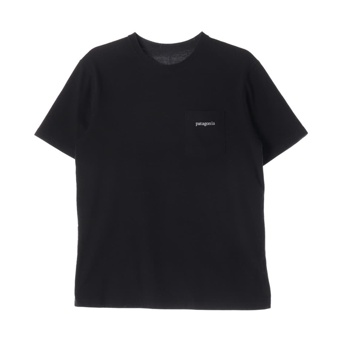 파타고니아 블랙 백프린트 포켓 반팔티 S 상품이미지1