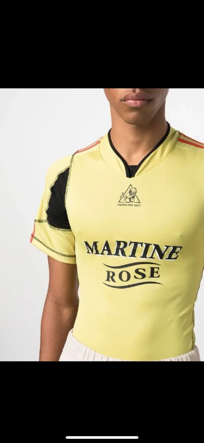 마틴로즈 풋볼 슈렁큰 로고 반팔 XL 상품이미지5