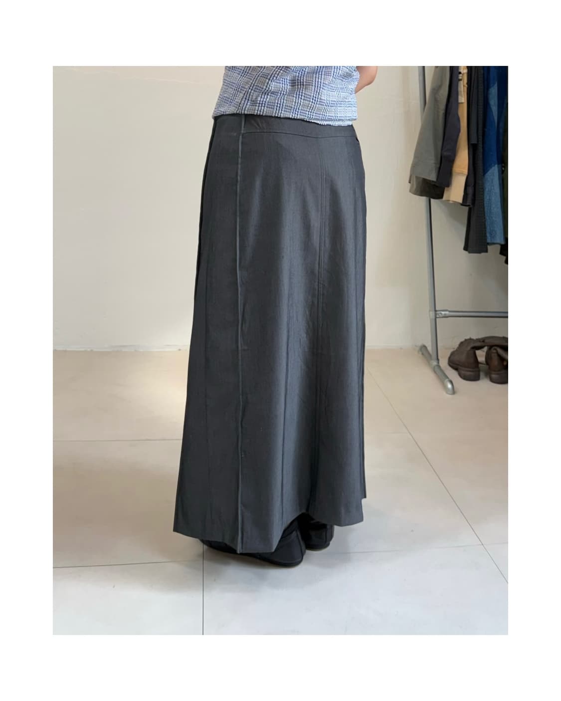 빈티지 맥시 스커트 상품이미지2