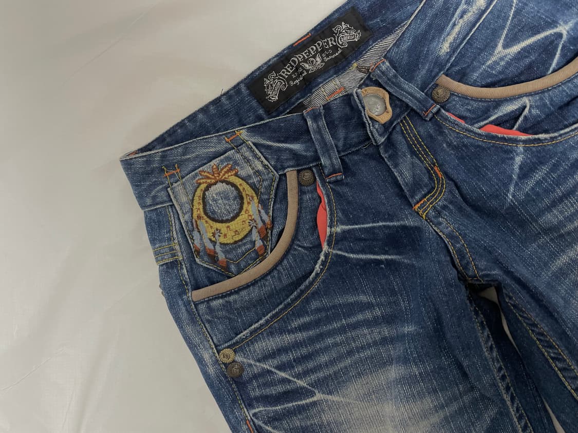 Red Pepper 레드페퍼 로우라이즈 부츠컷 데님 팬츠 상품이미지3