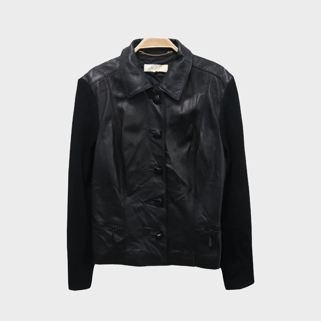 ESCADA 울 혼방 가죽 자켓 59860 상품이미지1