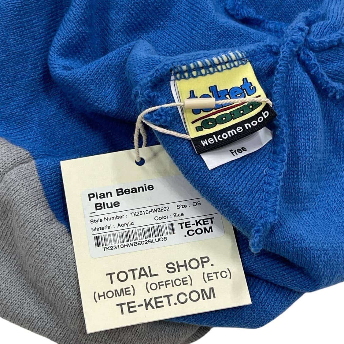TEKET 테켓 플랜 비니 모자 블루 상품이미지6